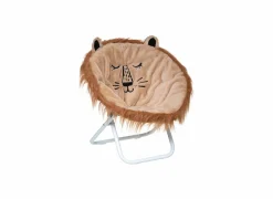 Kinderfauteuil Leeuw stof multicolor