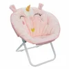 Kinderfauteuil Unicorn stof roze