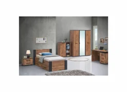 Kinderkamer Ellen met bed 90x200cm - kleerkast 164cm en 1 nachtkastje