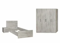 Kinderkamer Elmo met bed 90x200cm - kleerkast 160cm en 1 nachtkastje