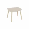 Kindertafel Beer 53x48x42,5cm - MDF & den massief - beige