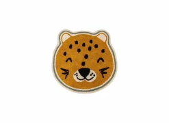 Kindertapijt Luipaard Ø90cm - katoen - multicolor