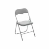 Klapstoel ZH43cm - metaal & PVC - grijs