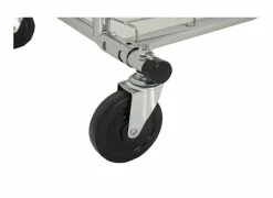 Kledingrek Kelly 130/188,5x55x158/171cm - metaal - chroom