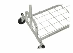 Kledingrek Kelly 130/188,5x55x158/171cm - metaal - chroom