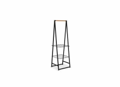 Brabantia Kledingrek Linn 60,6x57x190cm - metaal - zwart
