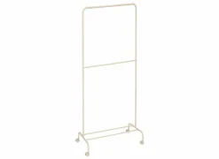 Kledingrek Liny 81x44,5x179,5cm - staal - beige