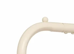 Kledingrek Liny 81x44,5x179,5cm - staal - beige