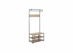 Kledingrek 77x40x185cm - decor - eik
