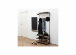 Kledingrek 77x40x185cm - decor - eik