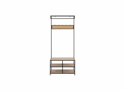 Kledingrek 77x40x185cm - decor - eik