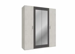 Kleerkast Adria 178cm - decor - zandeik & wolframgrijs