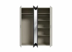 Kleerkast Adria 178cm - decor - zandeik & wolframgrijs