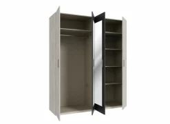 Kleerkast Adria 178cm - decor - zandeik & wolframgrijs