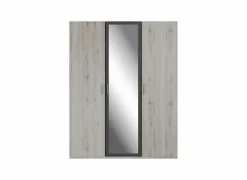 Kleerkast Adria 166cm - decor - zandeik & wolframgrijs