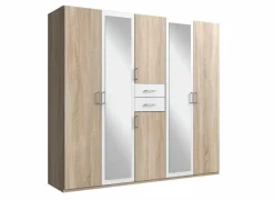 Kleerkast Diver 225cm - decor - sonoma eik & wit