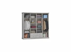 Kleerkast Eline 225cm - decor - white oak & autumn oak