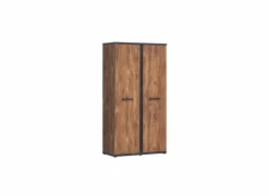 Kleerkast Ellen 108cm - decor - acacia & zwart