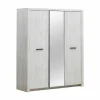 Kleerkast Elvis 173cm - decor - witte eik
