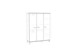 Kleerkast Evy 2 150cm - decor - lente eik