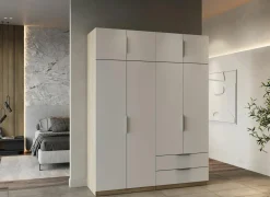 Kleerkast Ghost 157cm - decor - kronberg eik & wit