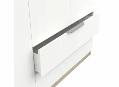 Kleerkast Ghost 157cm - decor - kronberg eik & wit