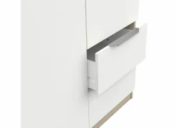 Kleerkast Ghost 119cm - decor - kronberg eik & wit