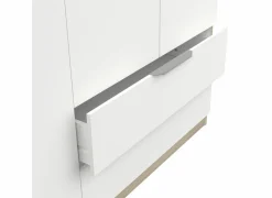 Kleerkast Ghost 157cm - decor - kronberg eik & wit