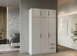 Kleerkast Ghost 119cm - decor - wit