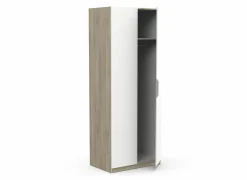 Kleerkast Ghost 79cm - decor - kronberg eik & wit
