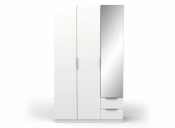 Kleerkast Ghost 119cm - decor - wit