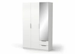 Kleerkast Ghost 119cm - decor - wit