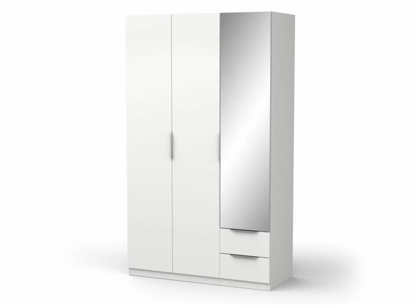 Kleerkast Ghost 119cm - decor - wit