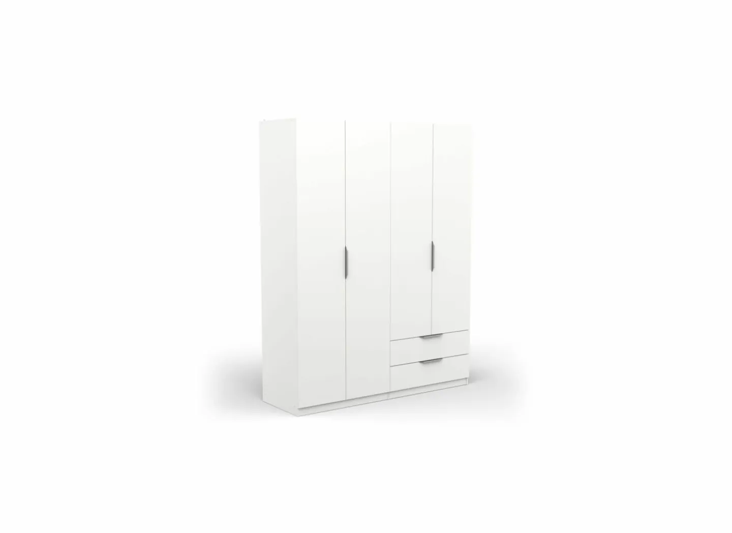 Kleerkast Ghost 157cm - decor - wit