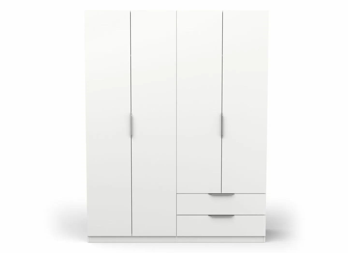 Kleerkast Ghost 157cm - decor - wit