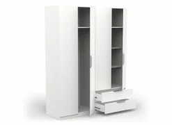 Kleerkast Ghost 157cm - decor - wit