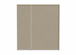 Kleerkast Helen  181cm - decor - wit