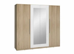 Kleerkast Helen 228cm - decor - sonoma eik & wit