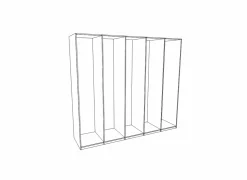 Kleerkast Holmes 250cm - MDF - eik