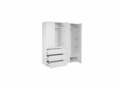 Kleerkast Image 160cm - melamine - wit