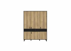 Kleerkast Lya 153cm - decor - cabezone oak & mauvella oak