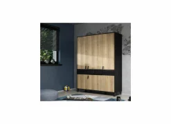 Kleerkast Lya 153cm - decor - cabezone oak & mauvella oak