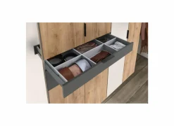 Kleerkast Moldau 270cm - decor- eik & grafiet