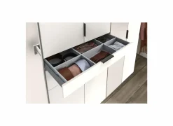 Kleerkast Moldau 270cm - decor - wit