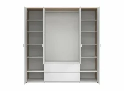 Kleerkast Next 197x58x202cm - decor - wit & jackson hickory