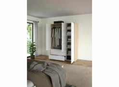 Kleerkast Next 149x58xH202cm - decor - wit & jackson hickory