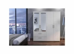 Kleerkast Orleans 181cm - decor - wit