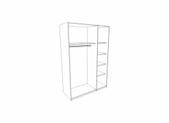 Kleerkast Paris 139cm