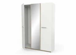 Kleerkast Watson 134cm - decor - kronberg eik & wit