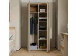 Kleerkast Wexlin 91x60x194cm - decor - sand & mauvella oak